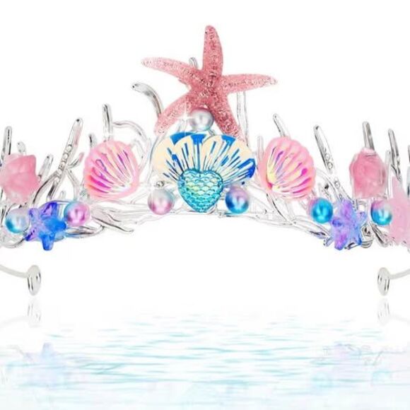 Tiara Seashell Headband, NEW - Picture 3 of 3